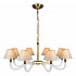 Подвесная люстра iLamp Amber YT2043-8 GD+Cear