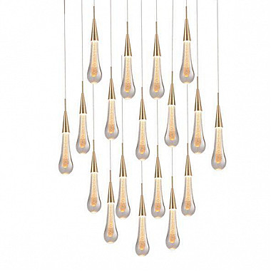 Подвесная светодиодная люстра Kink Light Асмер 07861-18A,33