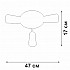 Потолочная люстра V3762-1/3PL