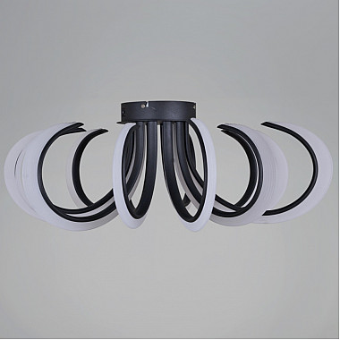 Потолочная люстра 74390-0.3-6+6 black