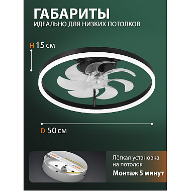 Потолочная люстра Ledfan LED LAMPS 81490