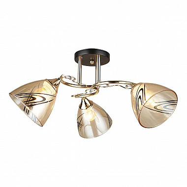 Потолочная люстра IMEX MD.4077-3-S FGD+BK