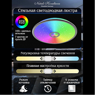 Потолочная люстра Colorful RGB INNOVATION STYLE 83118