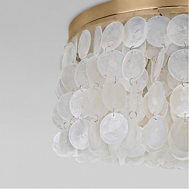 Потолочная люстра Sandra 60084/5 латунь/перламутр Smart