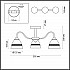 Потолочная люстра Lumion Nettie 5214/3CA
