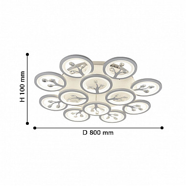 Потолочная люстра Ramus 2390-12U