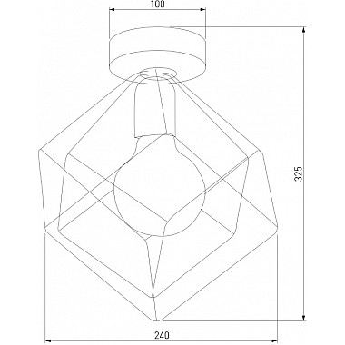 Потолочная люстра Alambre 2702 Alambre