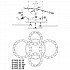 Потолочная люстра Seven Fires Oden SF7052/5C-AB-BL