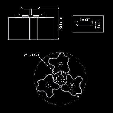 Потолочная люстра Lightstar Nubi Ondoso 802031