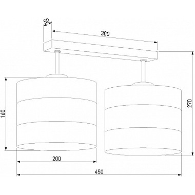 Потолочная люстра Tago 3223 Tago White
