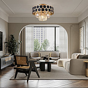 Потолочная люстра Sorrento-5009 375009/3+2/20/380 GD