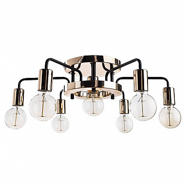 Потолочная люстра Arte Lamp Gelo A6001PL-7BK