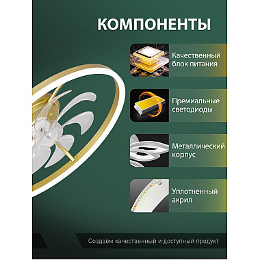 Потолочная люстра Ledfan LED LAMPS 81491