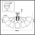 Потолочная люстра Zulienna 3314/8C