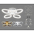 Потолочная светодиодная люстра Ambrella light Original FA4485