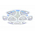 Потолочная светодиодная люстра Ambrella light Original FA2921