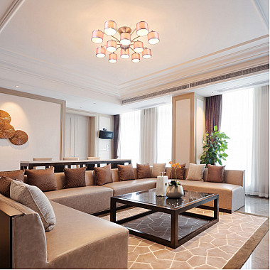 Потолочная люстра Adagio 60080/12 сатин-никель