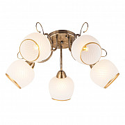 Потолочная люстра Brooksy 30159/5 античная бронза