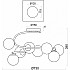 Потолочная люстра Galaxy FR5013PL-08CH