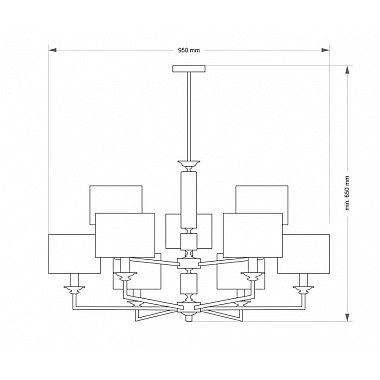 Потолочная люстра Artu ART-ZW-9(P)