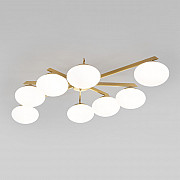 Потолочная люстра Opaline 70220/8 латунь Smart