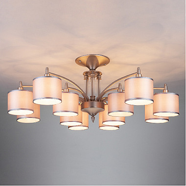 Потолочная люстра Adagio 60080/12 сатин-никель