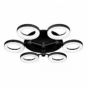 Потолочная светодиодная люстра iLedex Jomo FS-014-X6-(B) 72W BK
