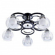 Потолочная люстра Arte Lamp Ginevra A1604PL-5BK