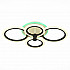 Потолочная светодиодная люстра Evoled Cerina SLE500542-04RGB