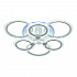 Потолочная люстра Seven Fires Snorri SF7061/7C-WT-RGB