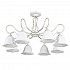 Потолочная люстра Arte Lamp Merry A2714PL-8WG