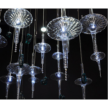 Потолочная люстра PL.5301(10+5)+6-MD800