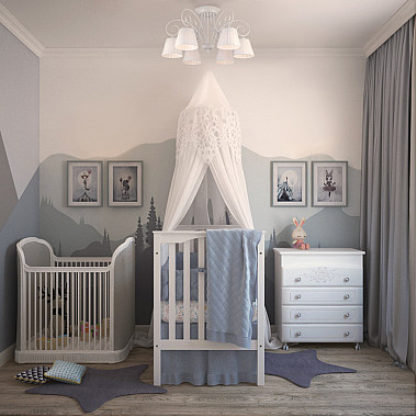 Потолочная люстра Severina 303/6 белый
