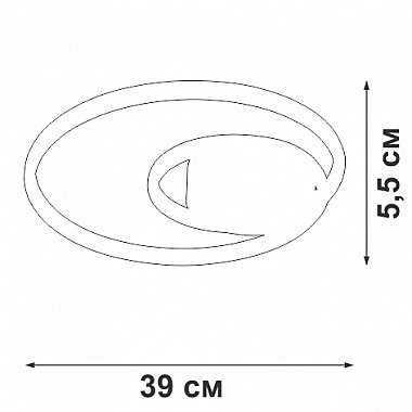 Потолочная люстра V3969-1/1PL