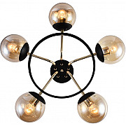 Потолочная люстра 01344-0.3-05 BK+FGD