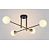 Потолочная люстра Crystal Lux Fidel PL4 Black