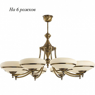 Потолочная люстра San Marino Swarovski SAN-ZW-6(P)SWAR