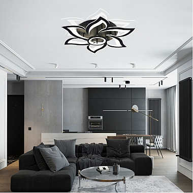 Потолочная люстра Olimp HIGH-TECH LED LAMPS 82020 BLACK