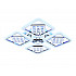 Потолочная светодиодная люстра Ambrella light Ice FA288