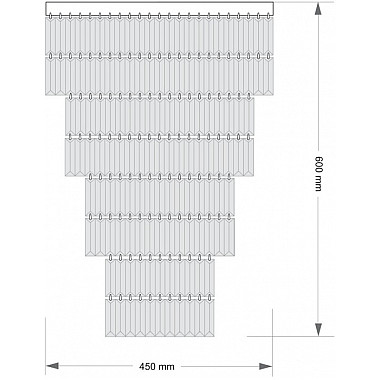 Потолочная люстра Ellini ELL-PLM-6(N)450/II