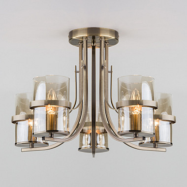 Потолочная люстра Coppa 60085/5 античная бронза