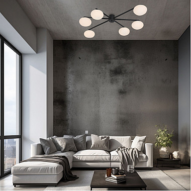 Потолочная люстра Opaline 70220/6 черный