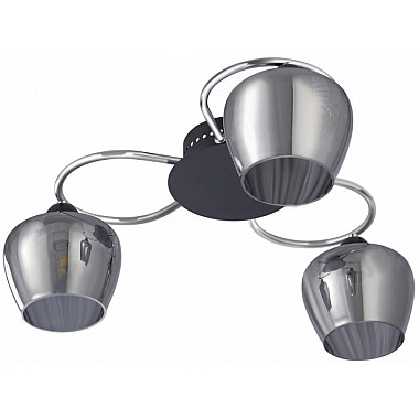 Потолочная люстра AMALFI 321508/3 CR+BK