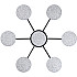 Потолочная люстра Didana 8236/7CL