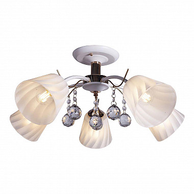 Потолочная люстра IMEX MD.0567-5-S WT+FGD