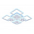 Потолочная светодиодная люстра Ambrella light Ice FA289