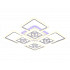 Потолочная светодиодная люстра Ambrella light Ice FA289