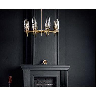 Потолочная люстра Lita H002PL-08G