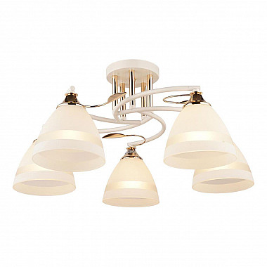 Потолочная люстра IMEX MD.2868-5-S WT+FGD