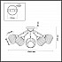 Потолочная люстра Lumion Danika 4593/5C